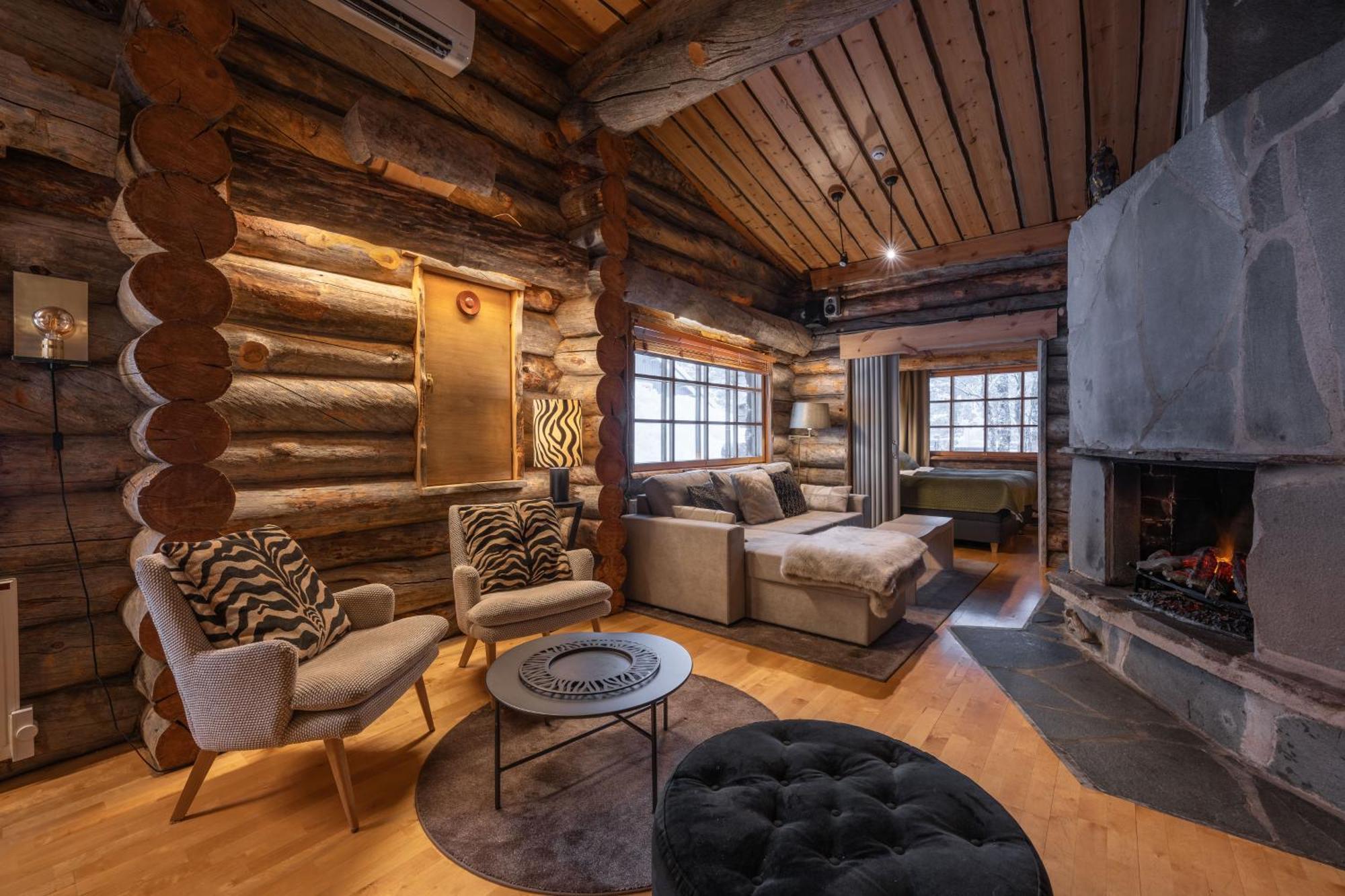 Kuukkeli Log Houses Teerenpesae - Premium Suite A48 Сариселка Екстериор снимка