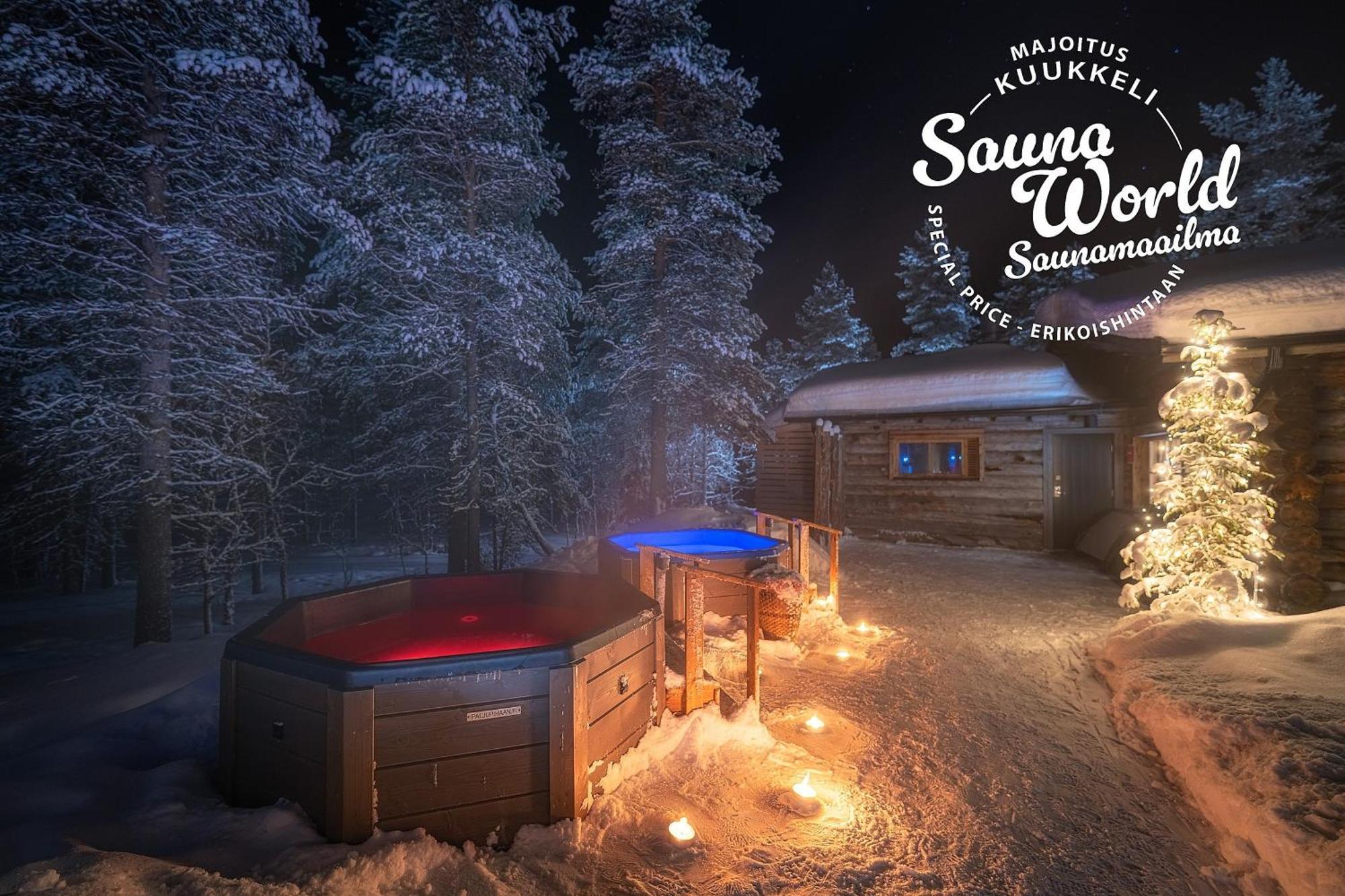Kuukkeli Log Houses Teerenpesae - Premium Suite A48 Сариселка Екстериор снимка