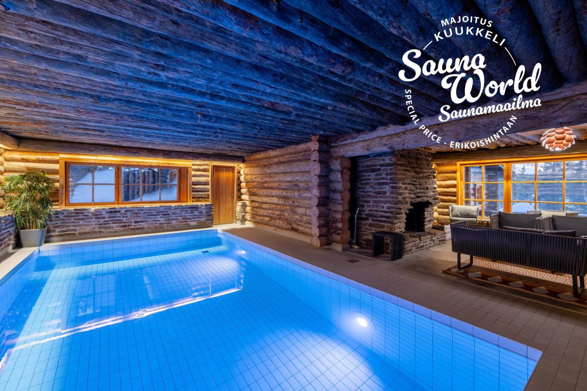 Kuukkeli Log Houses Teerenpesae - Premium Suite A48 Сариселка Екстериор снимка