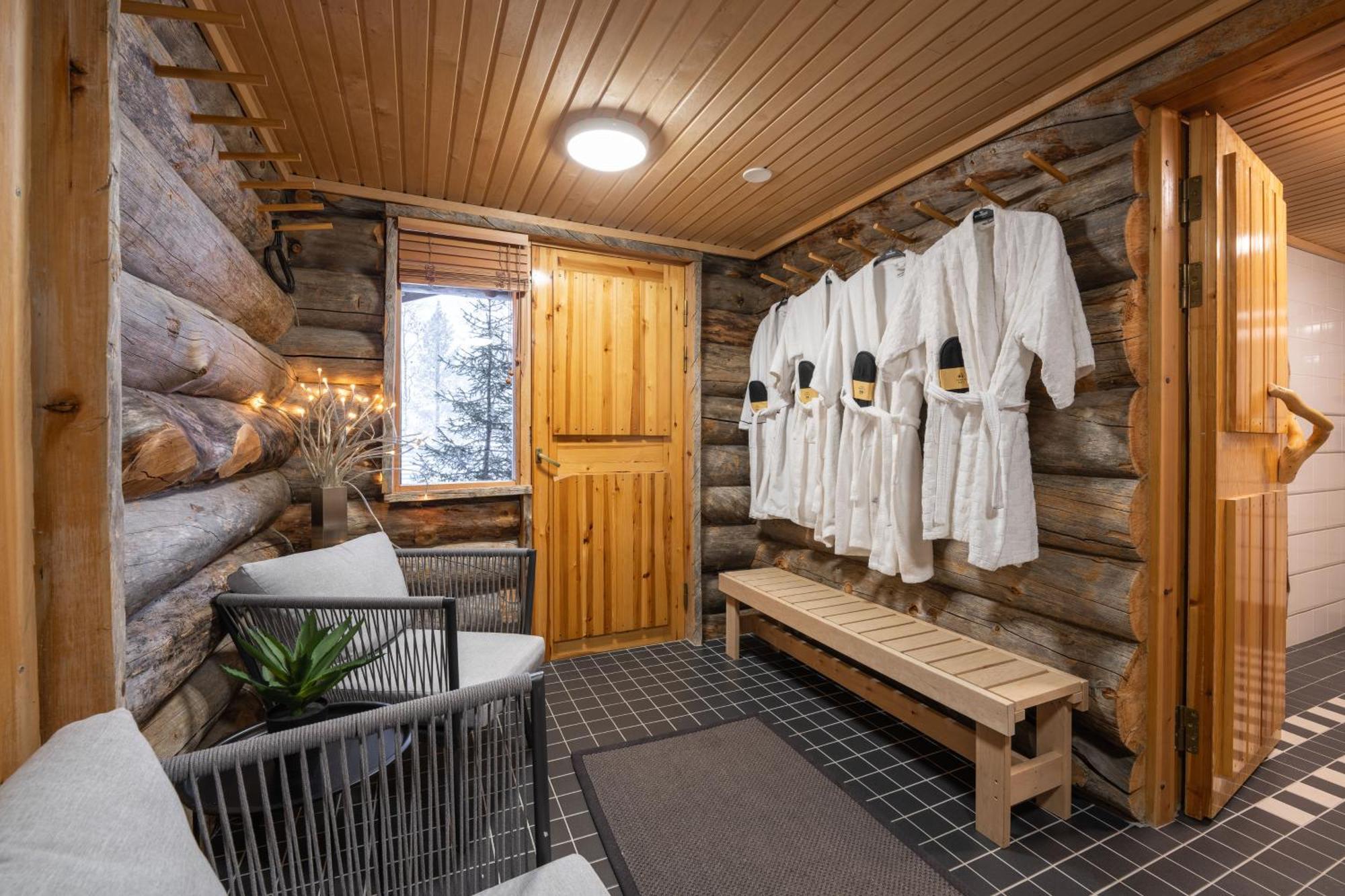 Kuukkeli Log Houses Teerenpesae - Premium Suite A48 Сариселка Екстериор снимка